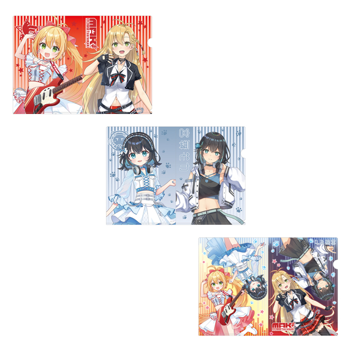 弦巻マキ&宮舞モカ　クリアファイル　3種セット