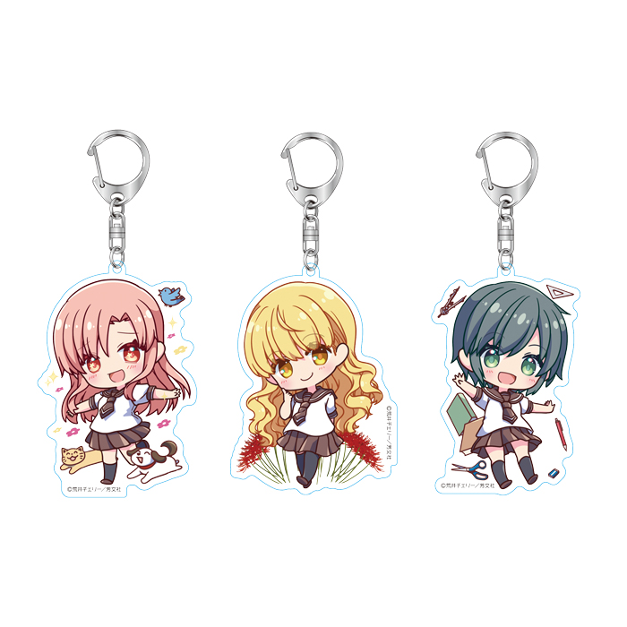 三者三葉　アクリルキーホルダー　セットB（西山・近藤・光）3種セット