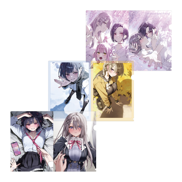 好都合セミフレンド　クリアファイル 　3種セット